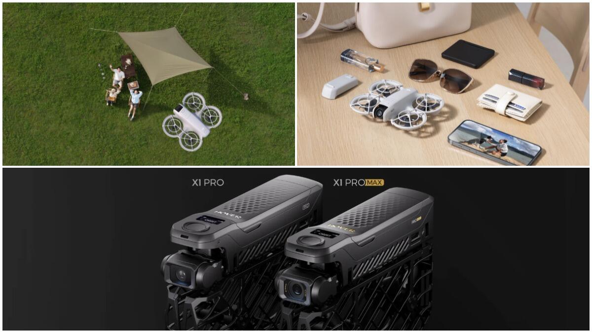 Confronto tra i droni DJI Neo, HoverAir X1 Pro e Pro Max - 