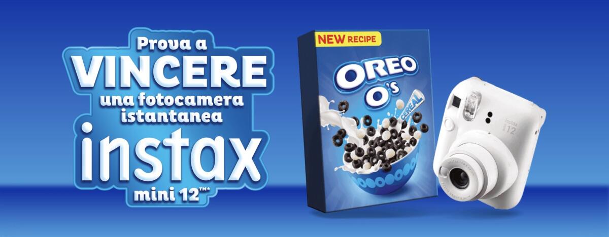 Concorso Oreo: vinci FUJIFILM INSTAX Mini 12 | Come Partecipare - 