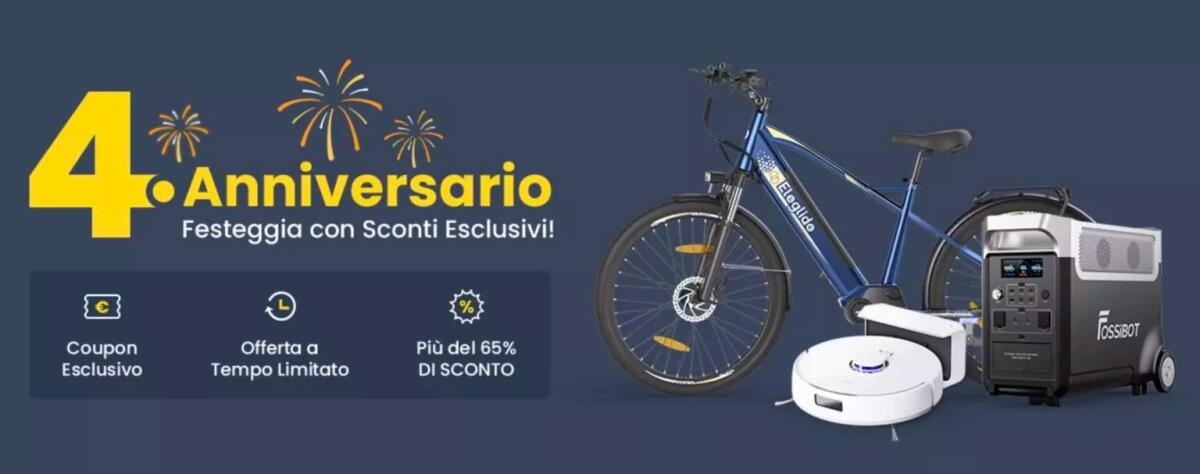 Super offerte e sconti per il 4° anniversario di GeekMall - 