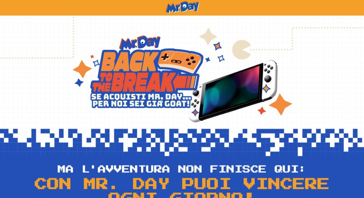 Concorso Mr Day: vinci gift card e Nintendo Switch | Come Partecipare - 