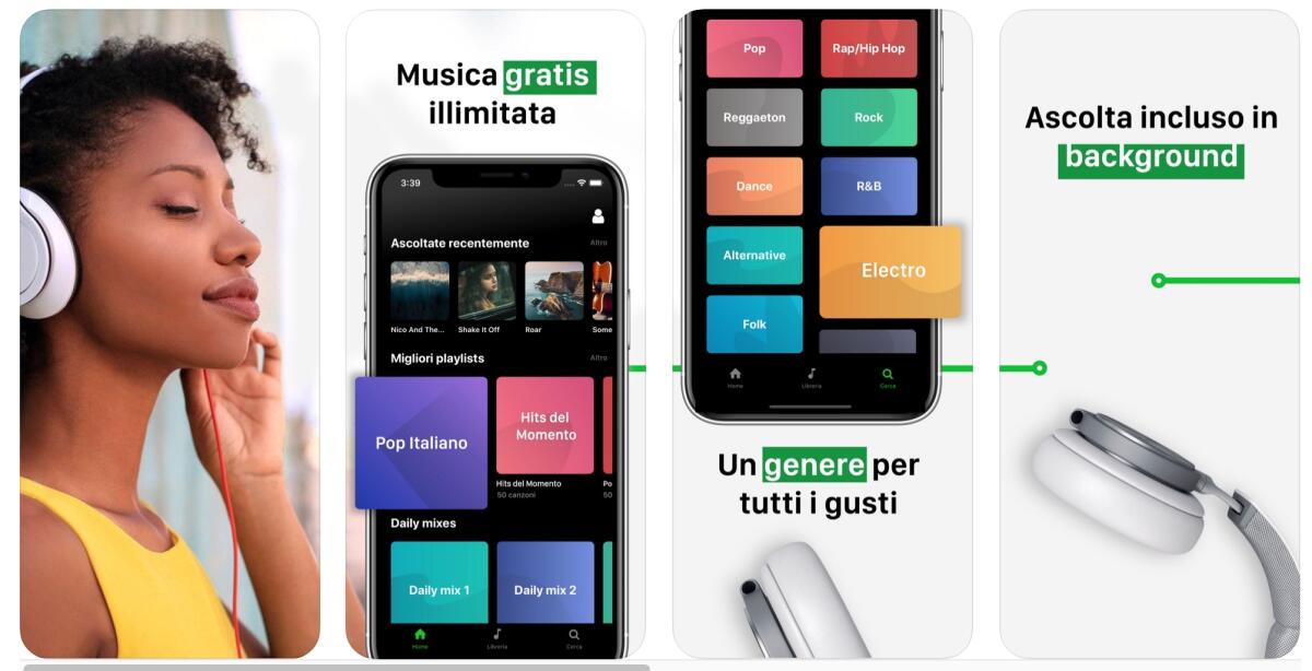 eSound: musica in Streaming, Offline e Background GRATIS su Android - 