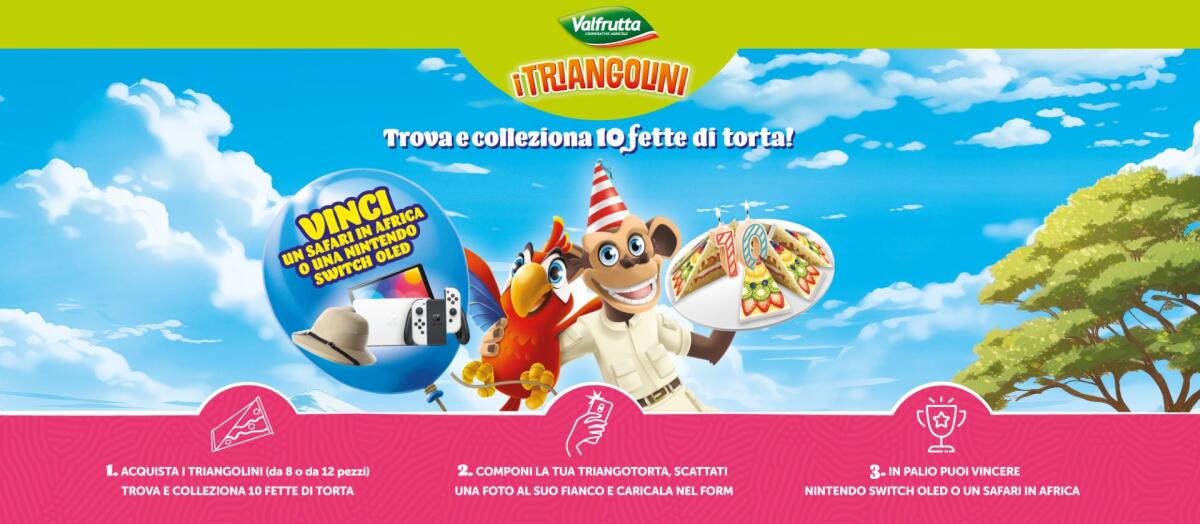 Concorso Valfrutta: vinci Safari e Nintendo Switch OLED | Come Partecipare - 