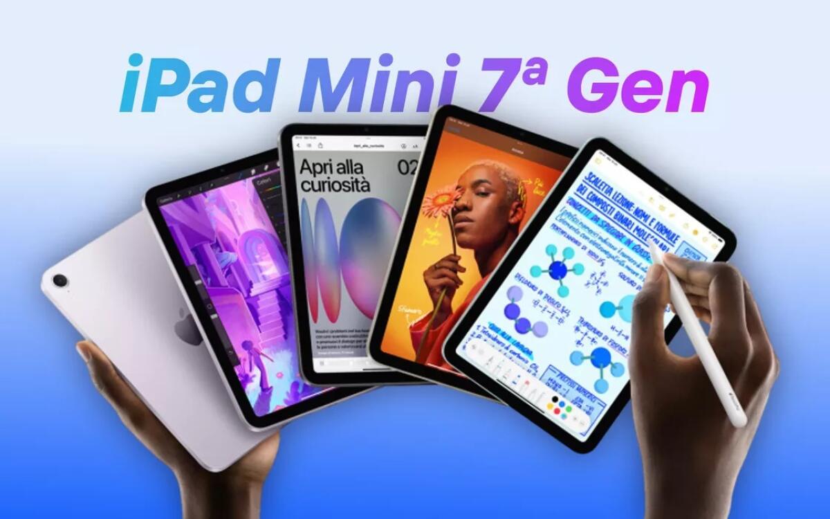 Nuovo iPad Mini 7ª Gen UFFICIALE: Prezzo e Novità - 