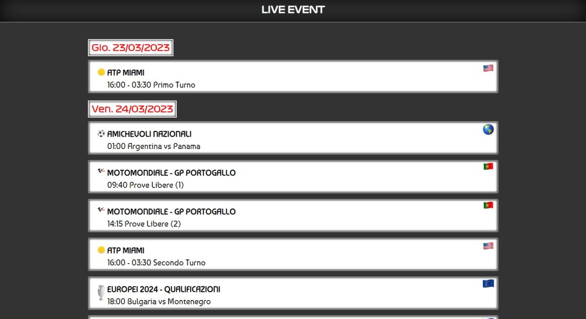 Starlive.xyz NON Funziona, NUOVO INDIRIZZO 2024 Aggiornato - 
