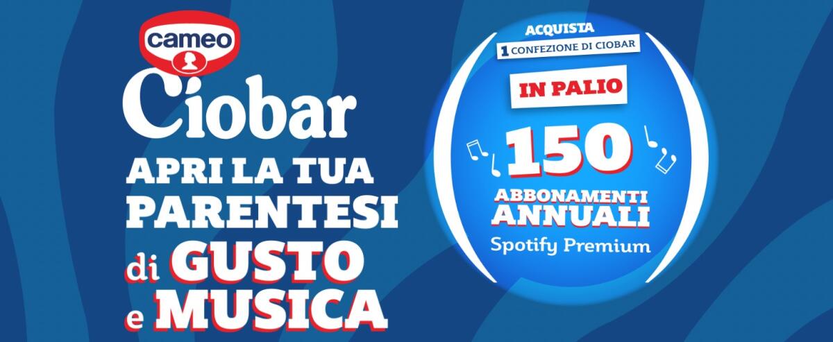 Concorso “Apri la tua parentesi di gusto e musica con Ciobar” - 