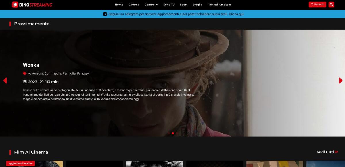 DinoStreaming Nuovo Indirizzo 2024: Scoprilo QUI - 