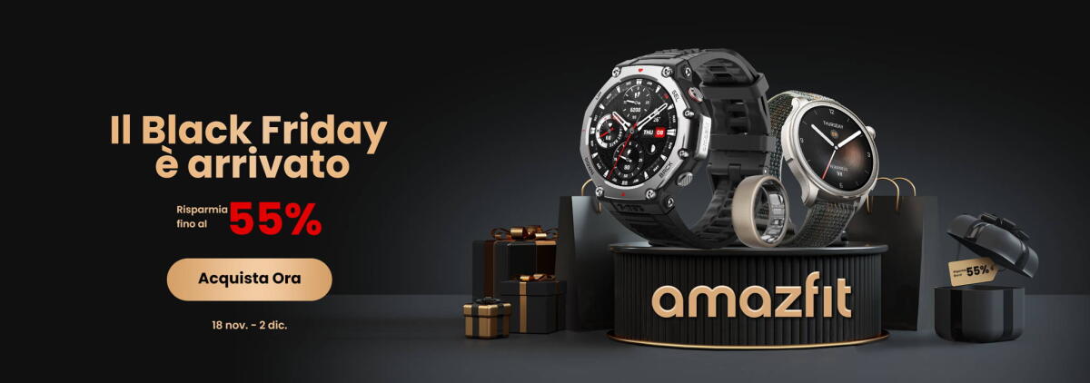 Le migliori offerte Amazfit per il Black Friday 2024 - 
