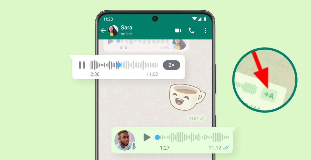 Trascrizione messaggi vocali WhatsApp arriva per tutti GRATIS - 