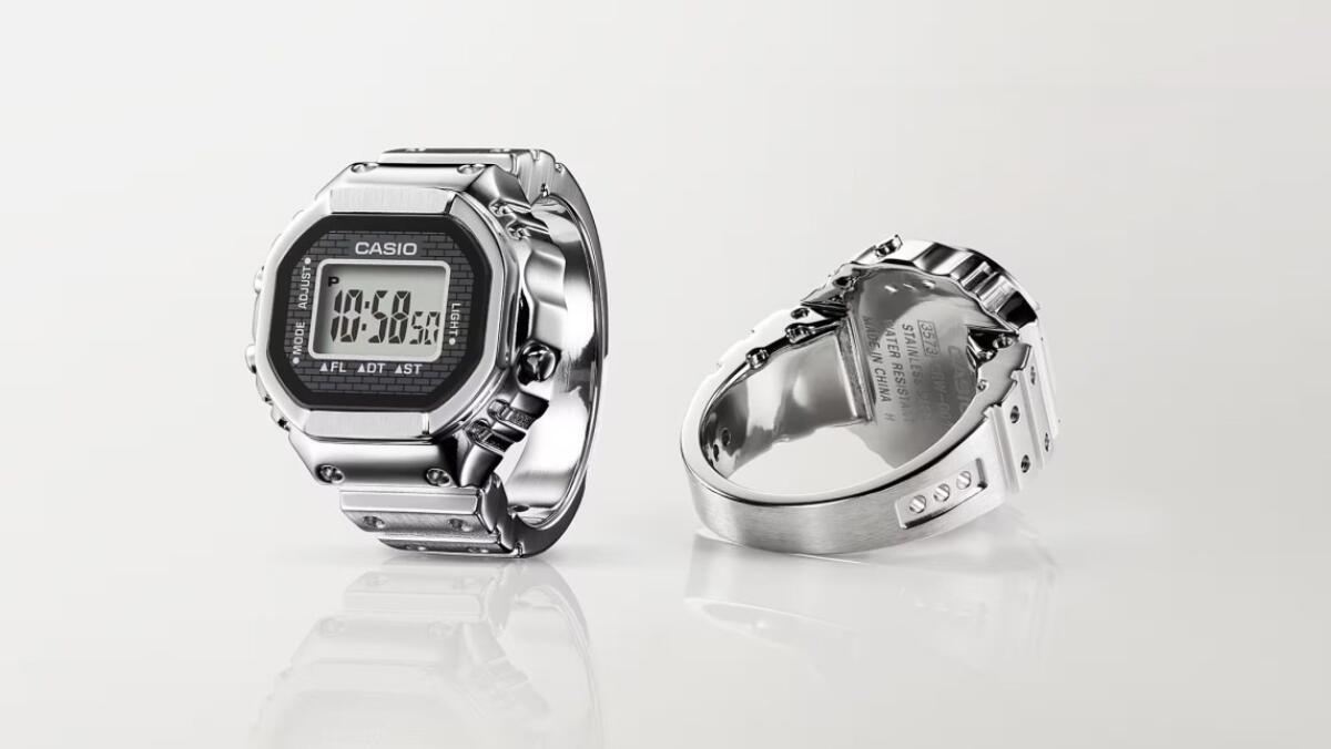 Ecco l'anello smart di Casio, che in realtà è un orologio - 