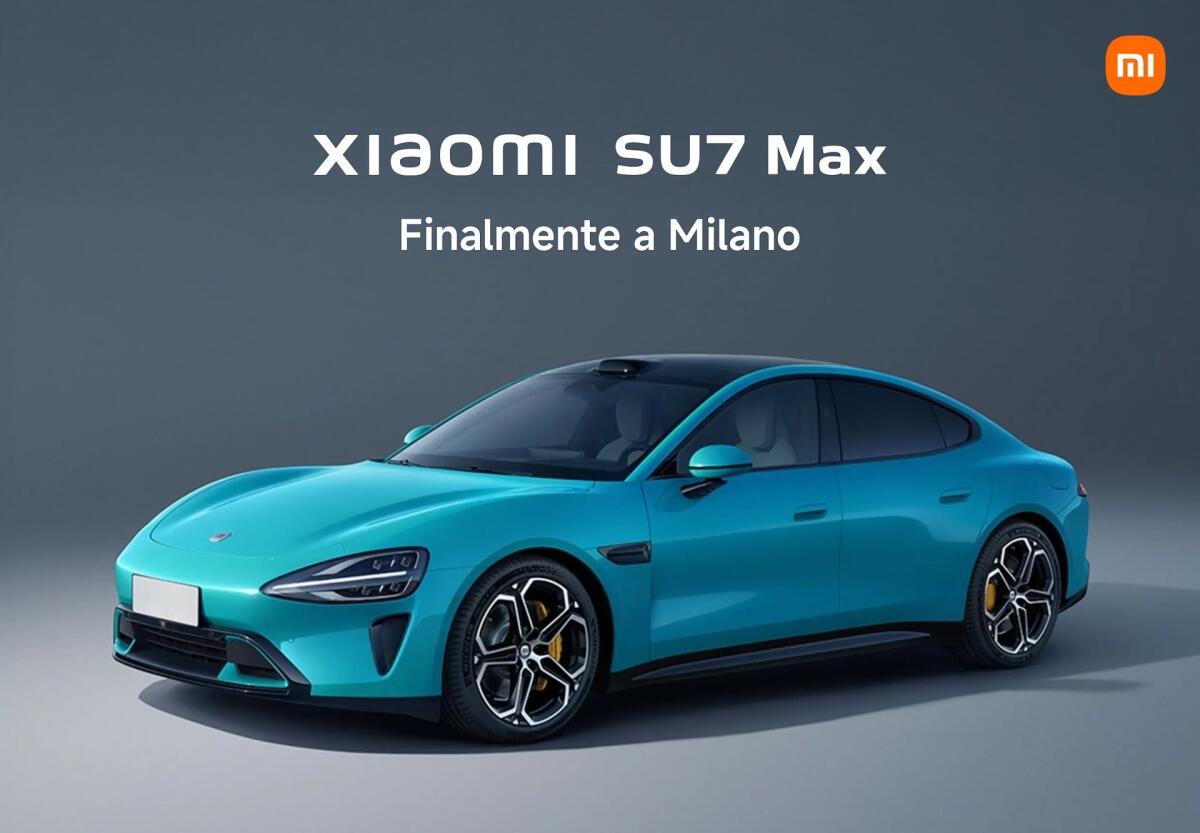 Corri a Milano a vedere l'auto elettrica Xiaomi SU7 Max - 
