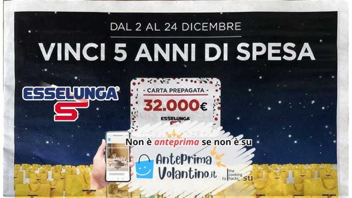 Concorso Natale Esselunga 2024: vinci tantissimi premi - 