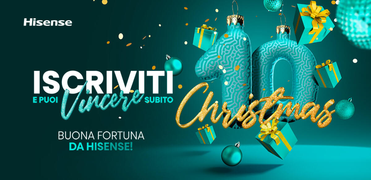 Concorso Hisense “Promo Contest Natale 2024″: vinci gift card e TV - 