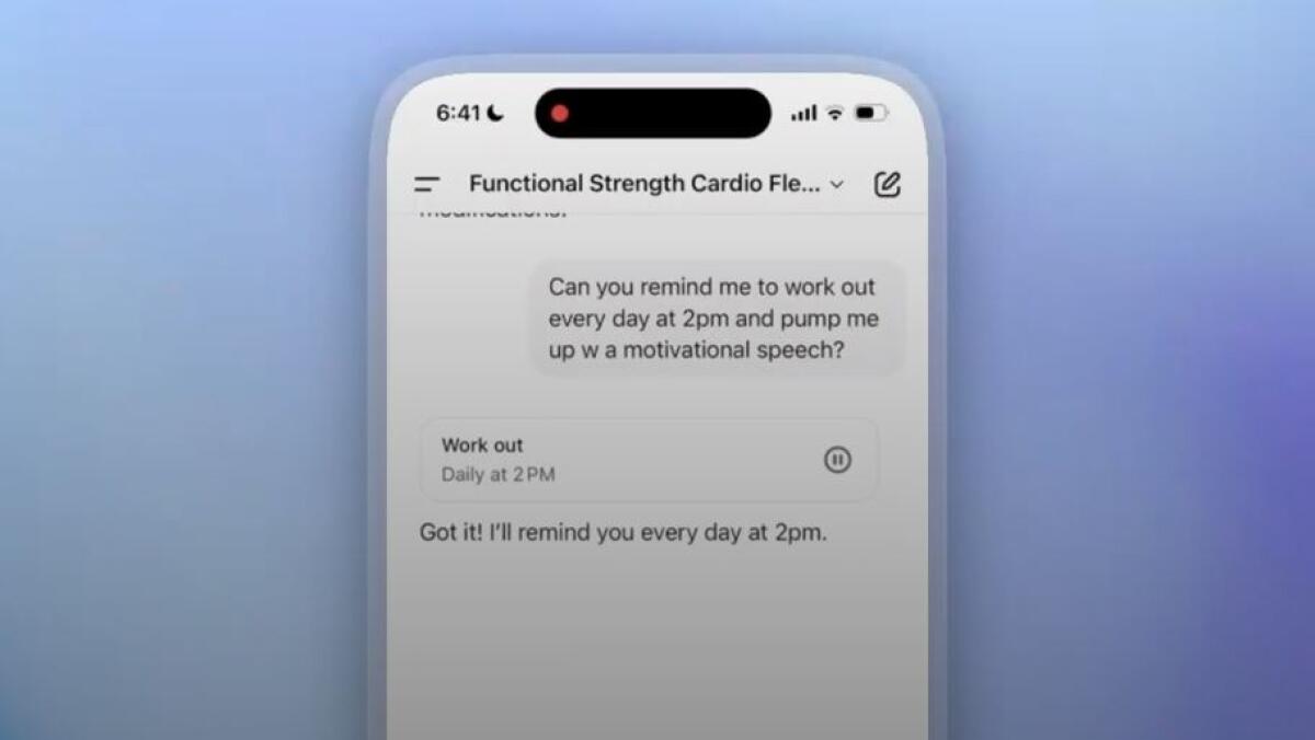 ChatGPT ci ricorda attività e appuntamenti con la funzione Tasks - 