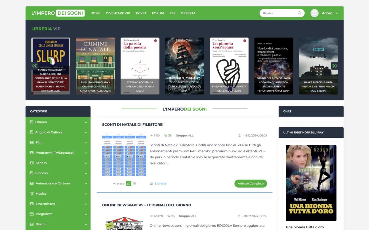 Paradiso Italiano cambia nome: diventa L'Impero dei Sogni - 