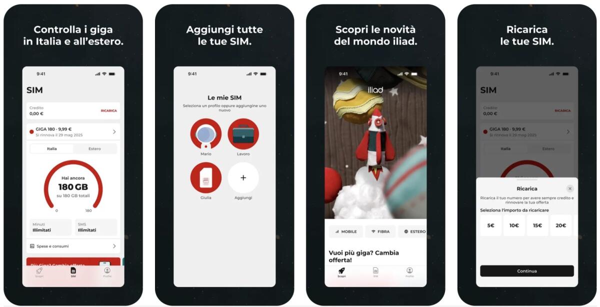Disponibile l'app ufficiale di Iliad per Android ed iPhone - 