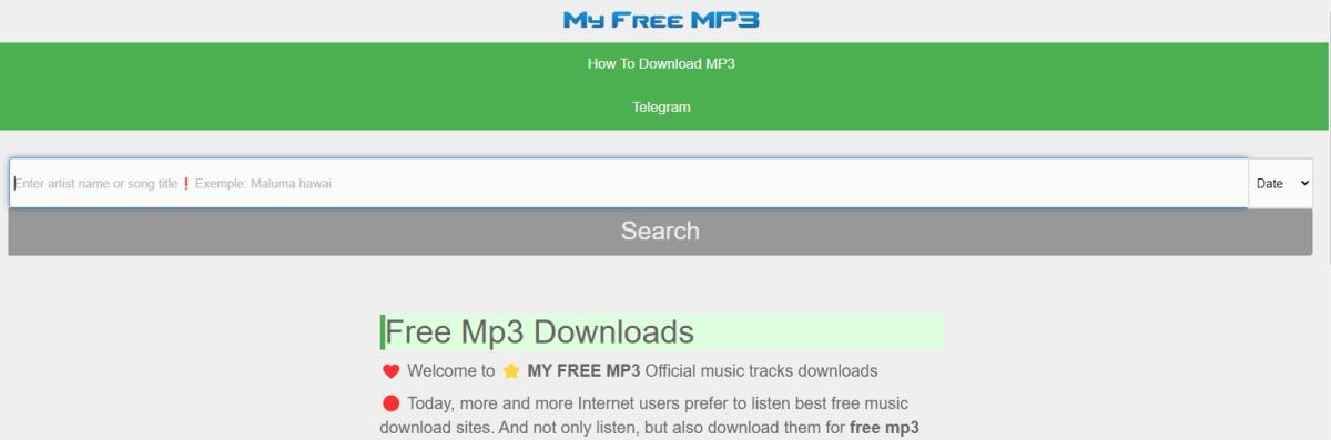 MyFreeMP3 NUOVO INDIRIZZO Aggiornato Oggi 2025 - 