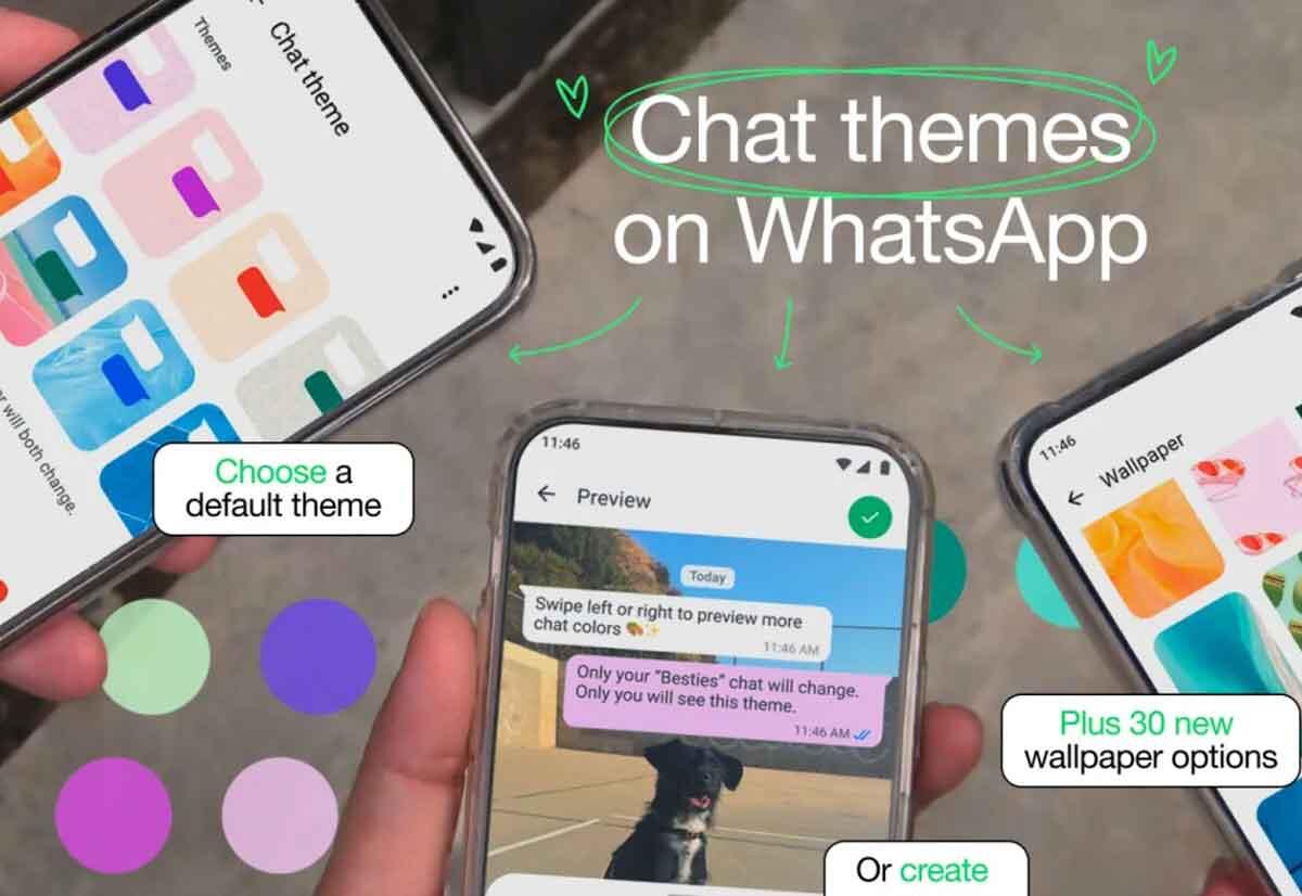 Come cambiare e usare i Temi delle Chat su WhatsApp - 