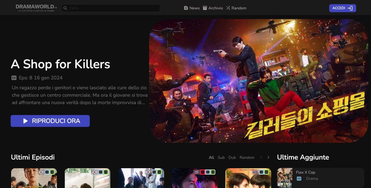 DramaWorld NUOVO INDIRIZZO e NUOVO SITO Aggiornato Oggi 2025 - 