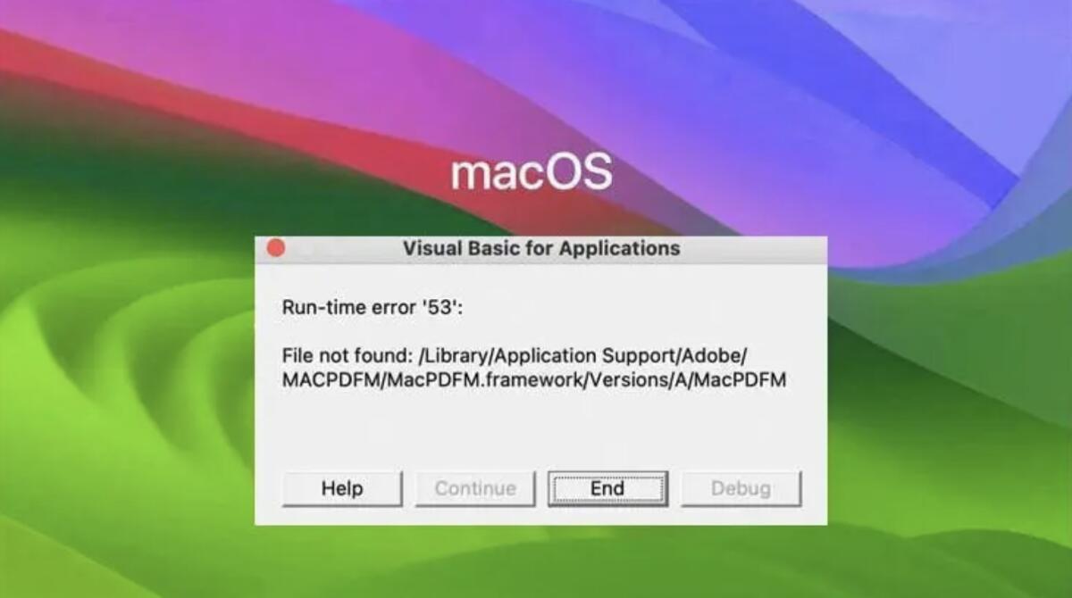 Come risolvere Errore runtime 53 con Word, Excel, Powerpoint su macOS - 
