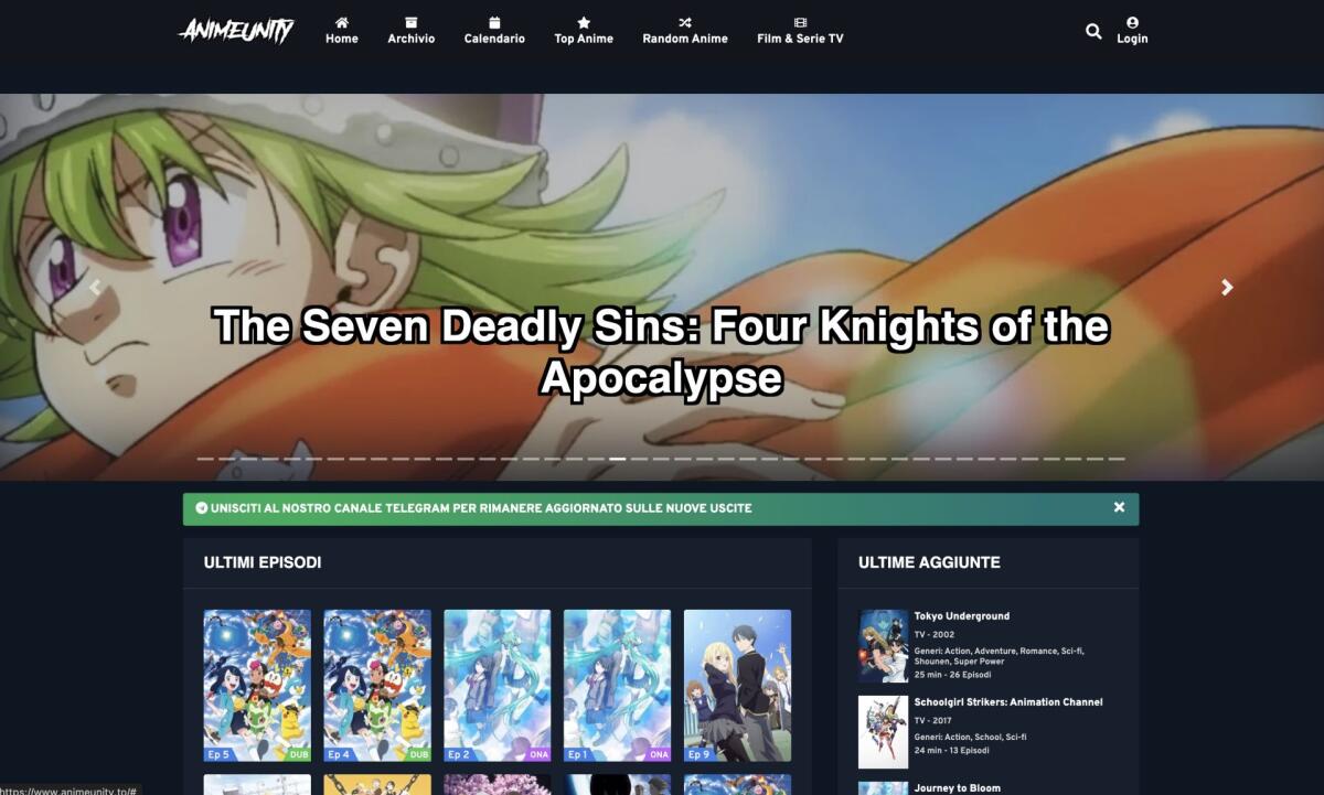 Animeunity NUOVO INDIRIZZO e NUOVO SITO Aggiornato Oggi 2025 - 