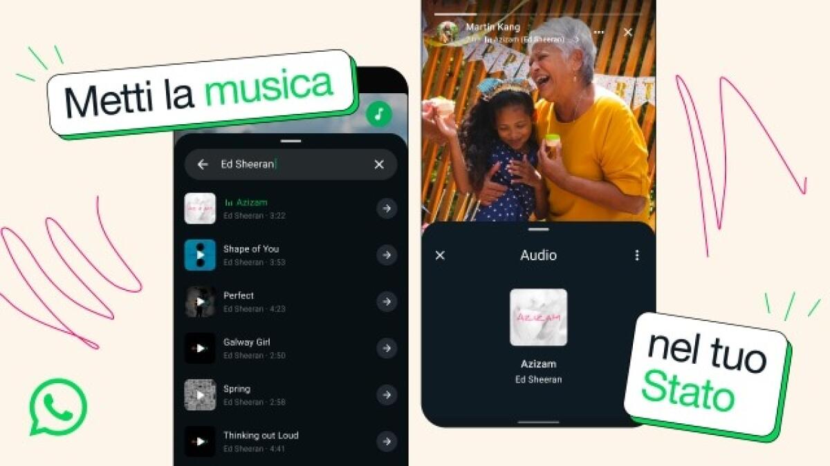 WhatsApp rivoluziona gli Stati: ora puoi aggiungere musica! - 