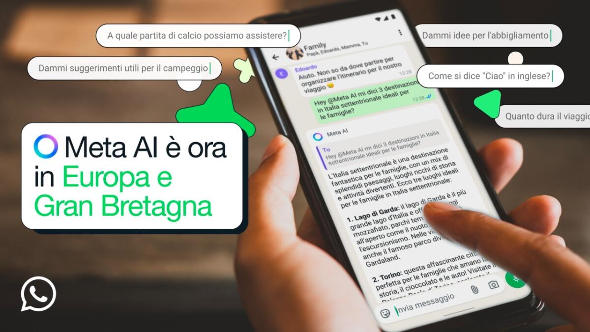 Meta AI arriva in Italia su Whatsapp, Instagram e Facebook: scopri come funziona - 