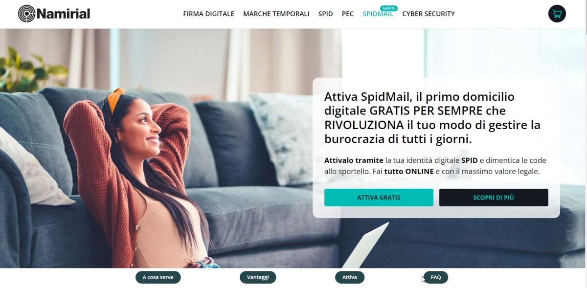 Creare PEC GRATIS con Namirial | È gratis per sempre - 