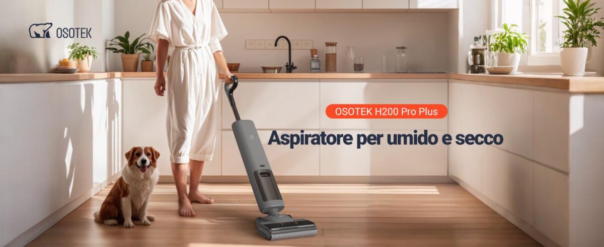 La lavapavimenti OSOTEK H200 Pro Plus è in SUPER OFFERTA SCONTO al MINIMO su Amazon - 