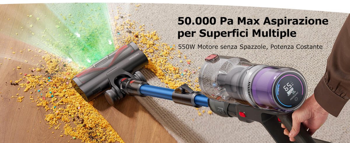 L'aspirapolvere senza fili Proscenic P16 è in SUPER OFFERTA SCONTO al MINIMO su Amazon - 
