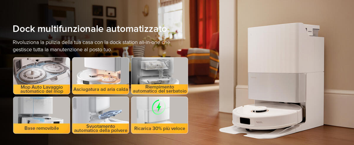 Il Robot Aspirapolvere Roborock Qrevo S5V è in SUPER OFFERTA SCONTO al MINIMO su Amazon - 