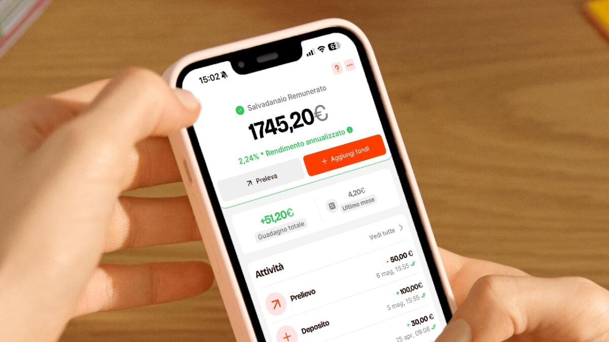 Da oggi puoi investire su Satispay con Salvadanaio Remunerato - 