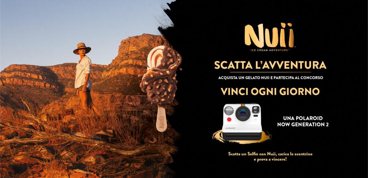 Nuovo Concorso Nuii: vinci Polaroid Now Generation 2 - 
