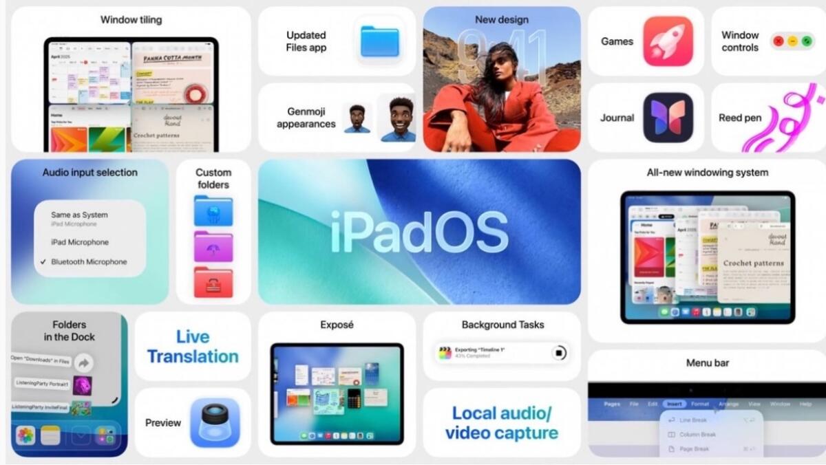 Apple iPadOS 26 rivoluziona il multitasking con Liquid Glass e AI - 