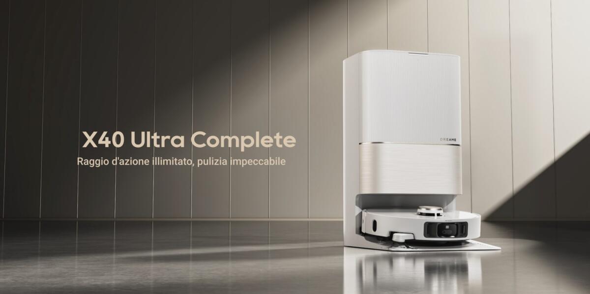 Robot Aspirapolvere DREAME X40 Ultra Complete Offerta Sconto Amazon - 