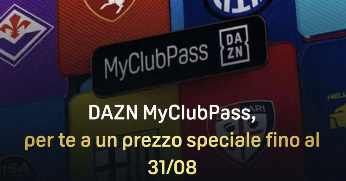 DAZN MyClubPass rilanciato: segui solo la tua squadra a 9,99 €! - 