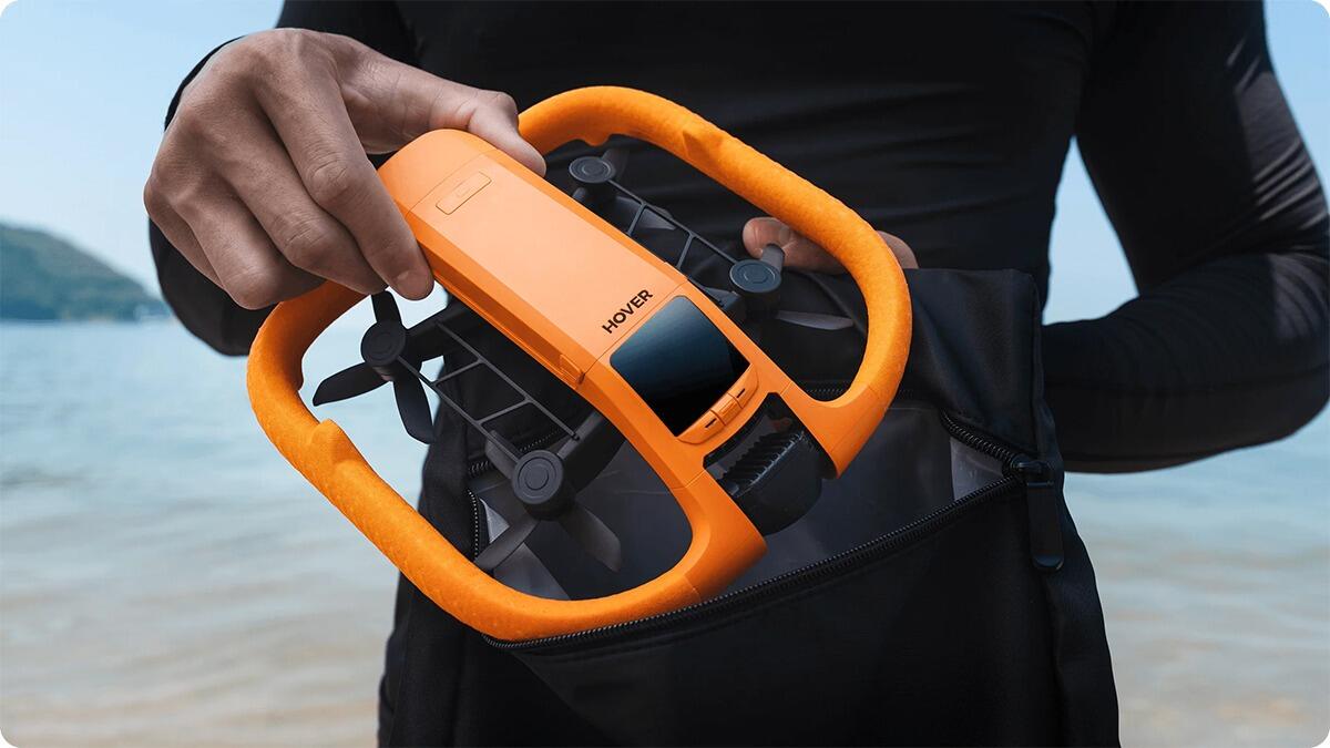 HoverAir Aqua è il primo drone che vola sull'acqua: ecco cosa può fare davvero - 