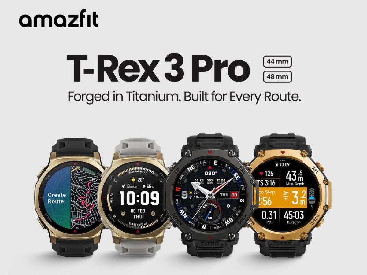Il nuovo Amazfit T-Rex 3 Pro è stato svelato per errore: c'è una funzione che nessuno si aspettava - 