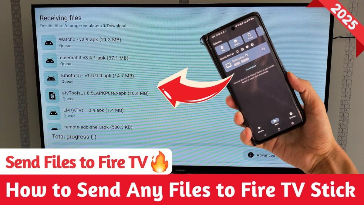 Come inviare qualsiasi APK alla Fire TV Stick con Send Files To TV - 