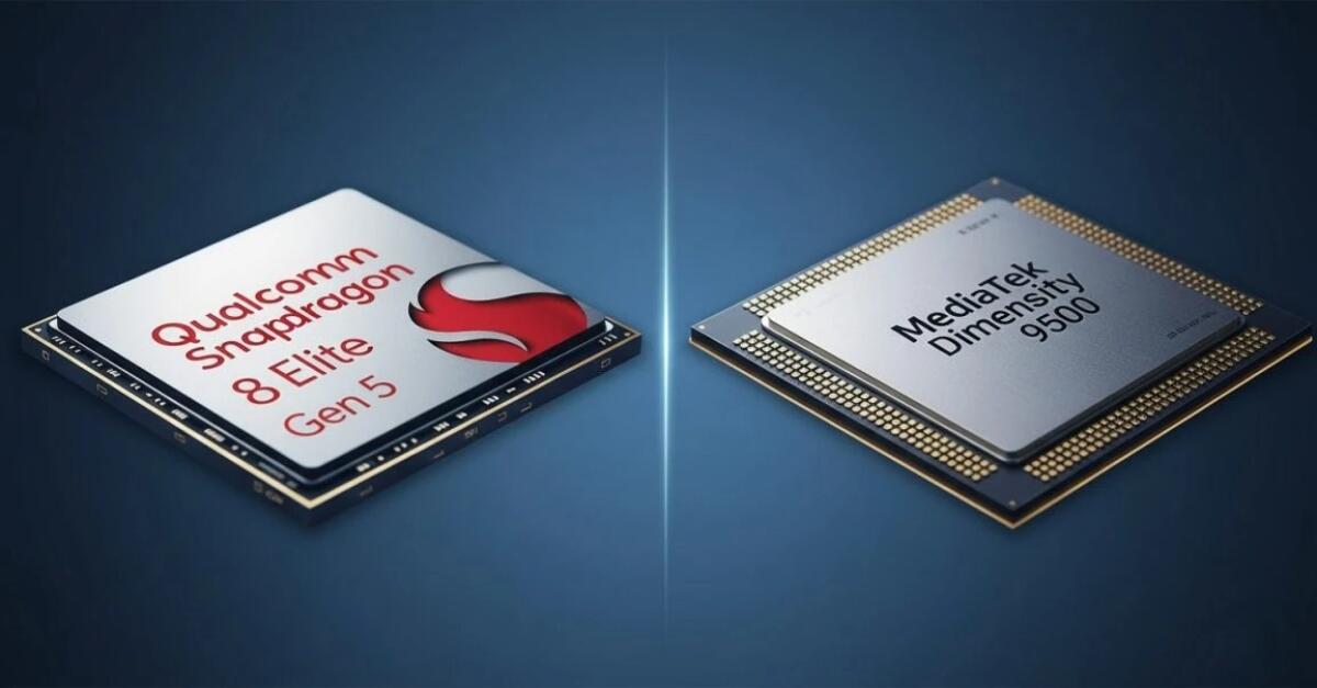Snapdragon 8 Elite Gen 5 vs Dimensity 9500: La Rivoluzione dei Processori Mobile è Qui - 