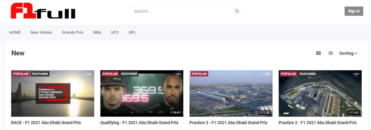 Dove vedere TUTTI i replay della Formula 1 (F1) GRATIS - 