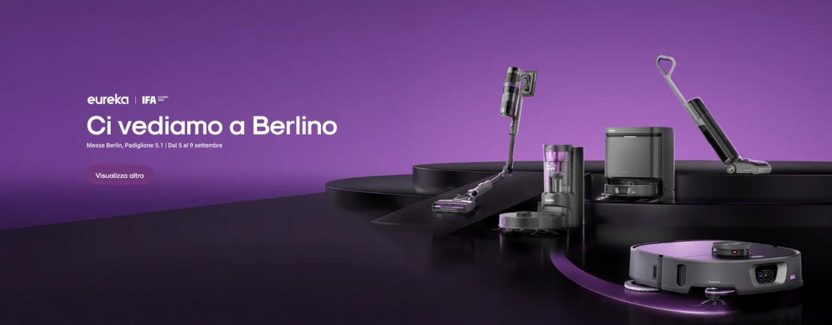 Aspirapolvere intelligente che si pulisce da solo e un robot che riconosce i liquidi: ecco le novità Eureka - 