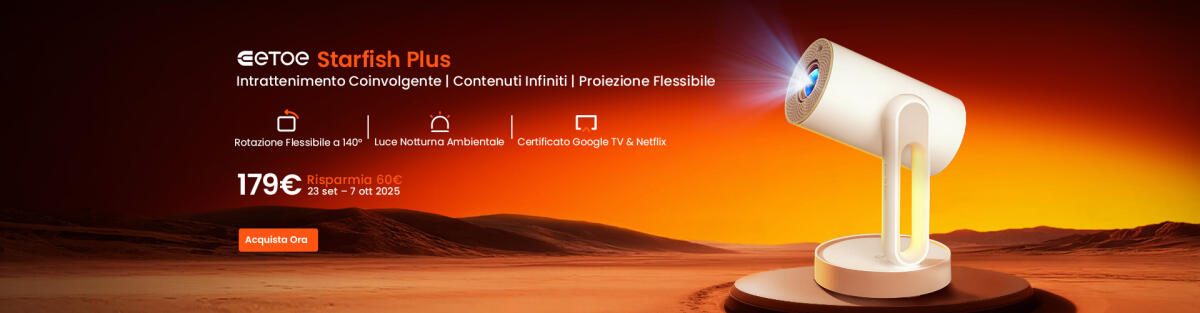 Questo proiettore ETOE ti fa un regalo: porta il cinema a casa tua! - 