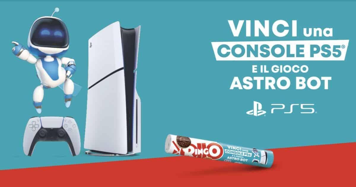 Nuovo Concorso Ringo: vinci PS5 Slim con gioco Astro Bot - 