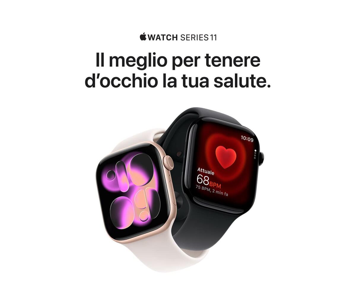 Lo smartwatch Apple Watch 11 è in SUPER OFFERTA SCONTO al MINIMO su Amazon - 