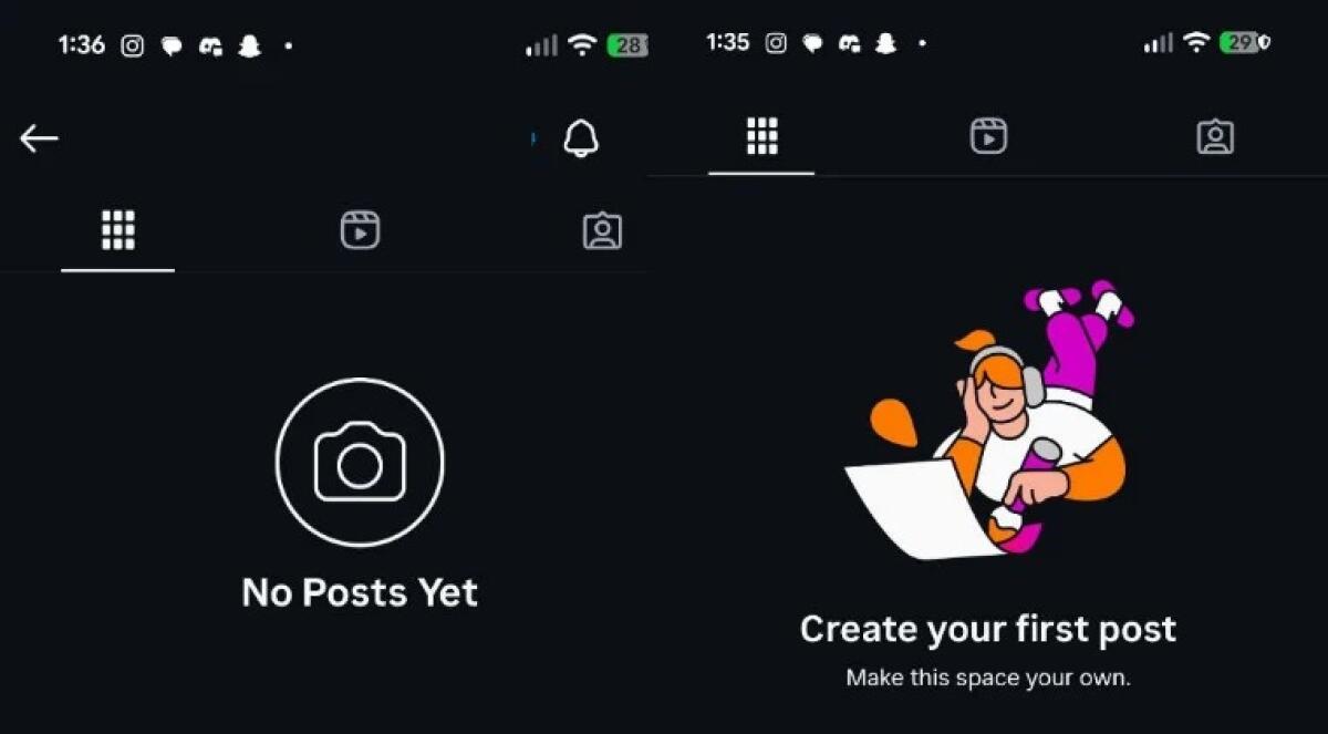Problema "Nessun Post" o "Crea il tuo primo Post" su Instagram: come RISOLVERE - 