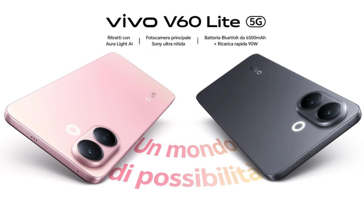 Vivo V60 Lite 5G ufficiale | Scopri la SCHEDA TECNICA QUI - 