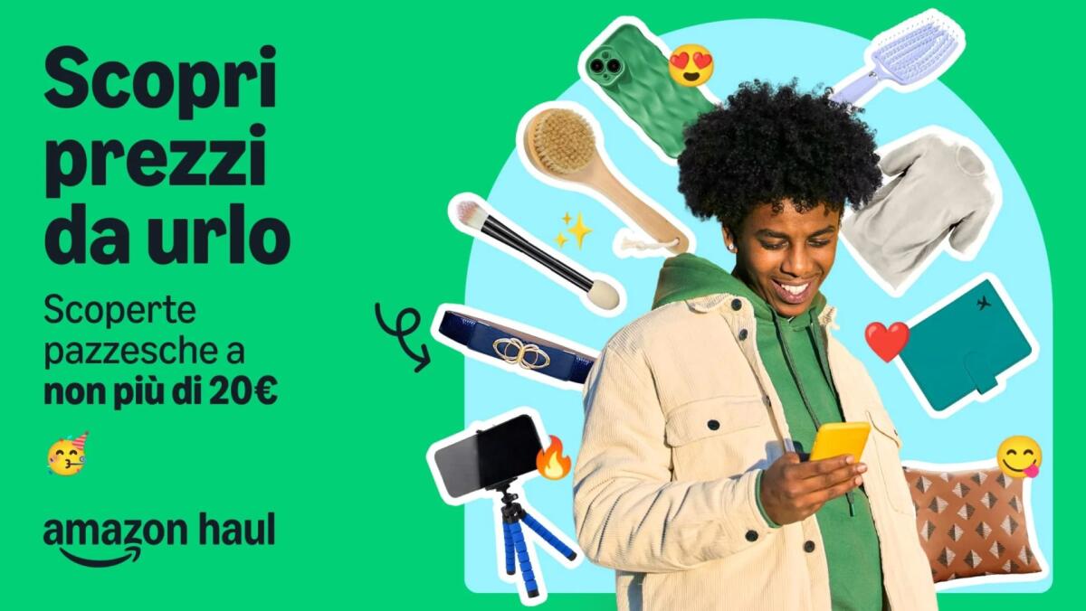 Amazon Haul arriva in Italia: prodotti a 1€, la mossa di Amazon per sfidare Temu e Shein - 