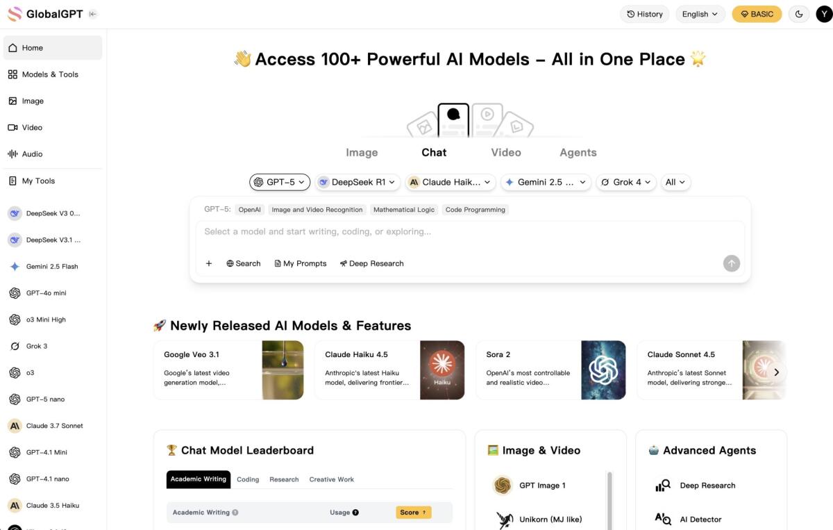 GlobalGPT: scopri l’abbonamento unico che ti offre tutte le migliori intelligenze artificiali - 