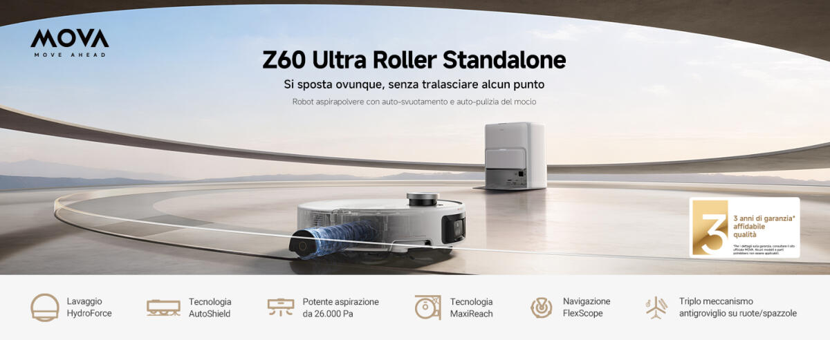 Mova Z60 Ultra Roller Standalone o Complete? Confronto e quale comprare - 