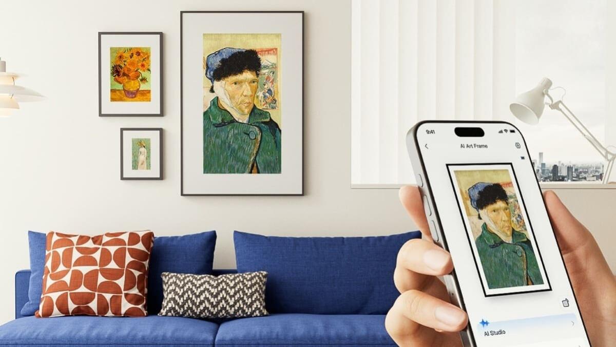 La cornice digitale AI Art Frame con intelligenza artificiale che trasforma le tue foto in opere d'arte costa meno di quanto pensi - 